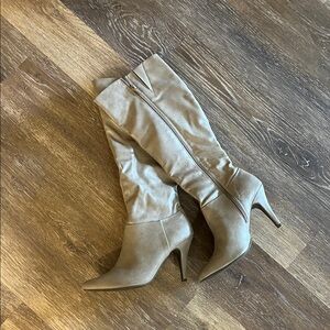 Pesaro Taupe Heeled Boots
